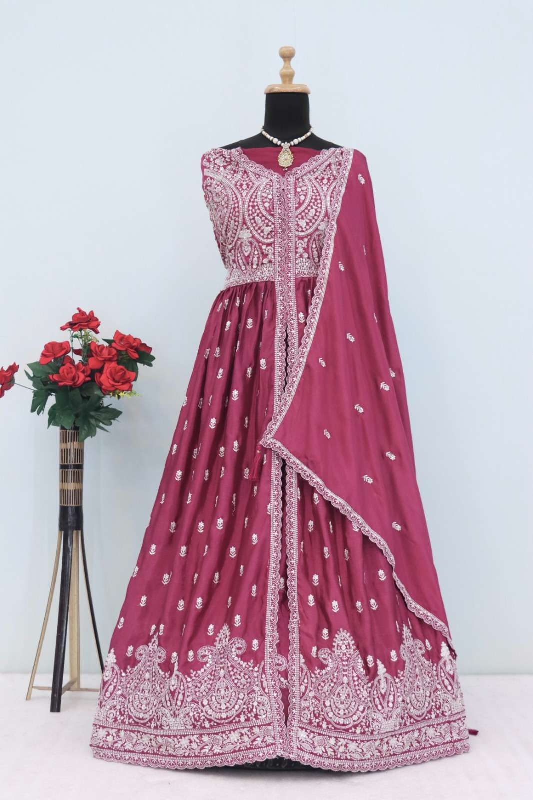 10136 VOL 39 COLOURS BOUTIQUE HEAVY WORK GOWN 3 PIECE SUIT WEDDING TYPE WHOLESALER